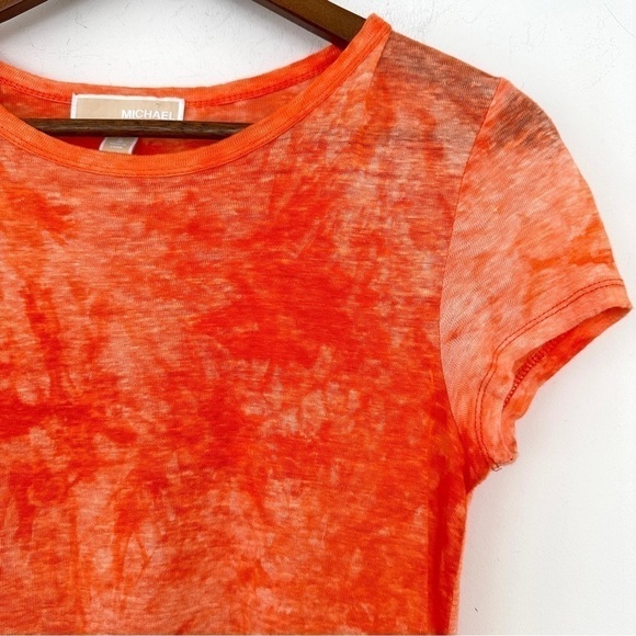 Michael Kors Orange Tie-Dye Women's Dress - Picture 5 of 13